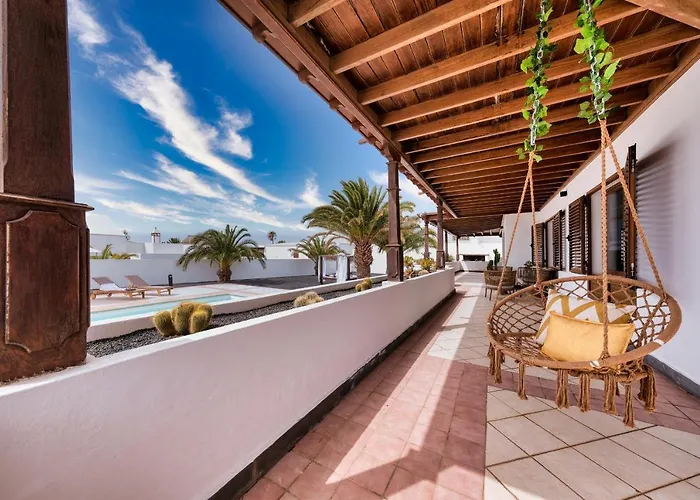 Tatil Evi Casa Guayre - Private Pool, Bbq, Air-con And Ping-pong By Lanzarote Puerto Calero